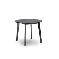 Baxton Studio RT332-TBL Debbie Mid-Century Dark Brown Wood Round Dining Table